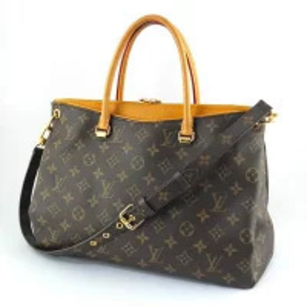 Louis Vuitton Saffron Monogram Pallas bag Brown